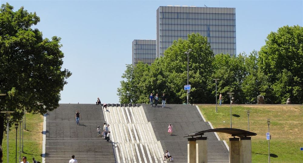 Ausgang des Yitzhak-Rabin-Gartens