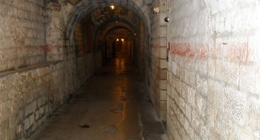 The corridors of Douaumont fort