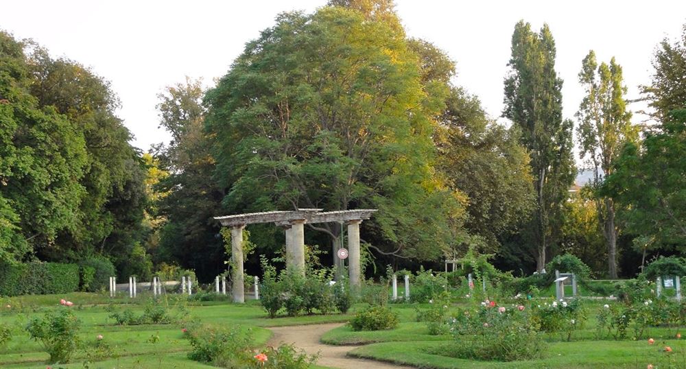 Der Rosengarten im Park Borély
