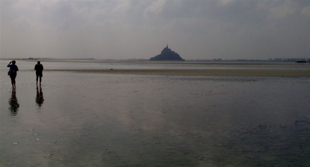 The bay at low tide
