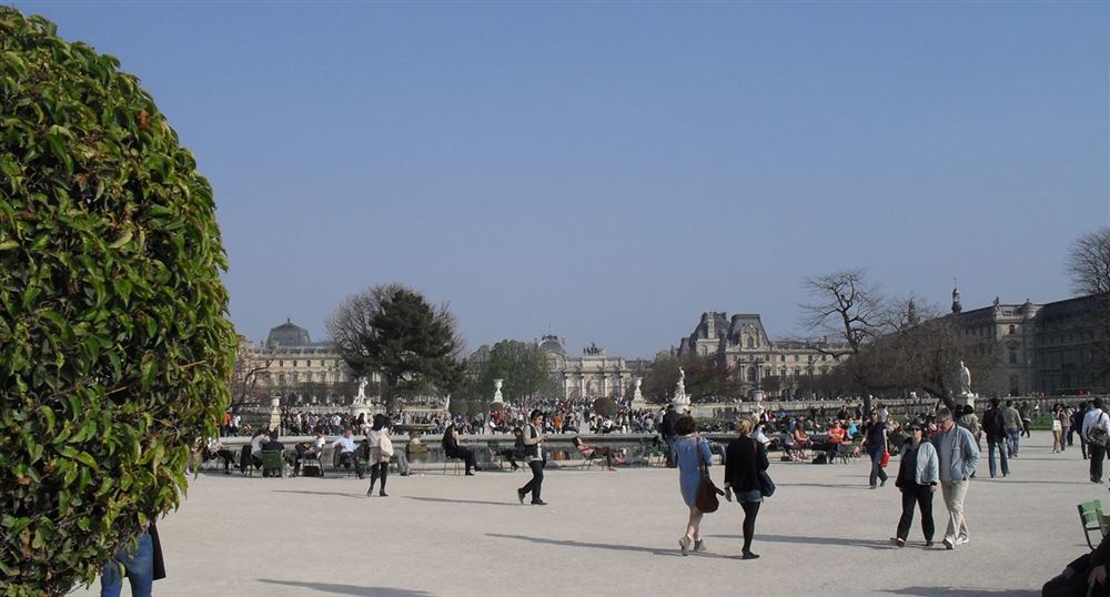 Blick auf den Louvre