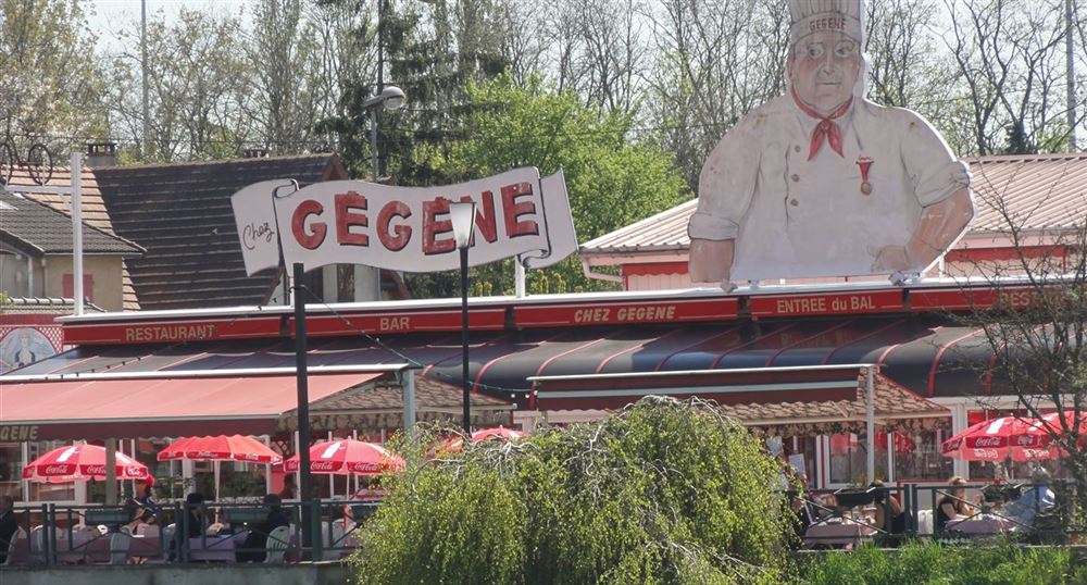 The terrace at Gégène's
