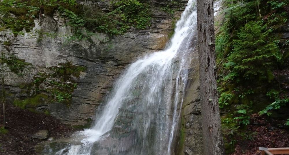 The waterfall