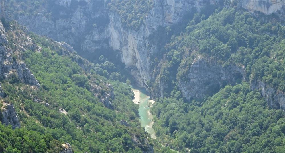 The Verdon in the gorges